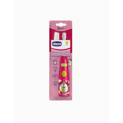 CHICCO CEPILLO DENTAL ELECTRICO INFANTIL ROSA