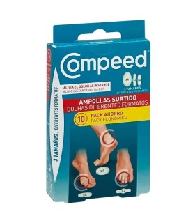 COMPEED AMPOLLAS SURTIDO 3 TAMAÑOS 10 UNIDADES P