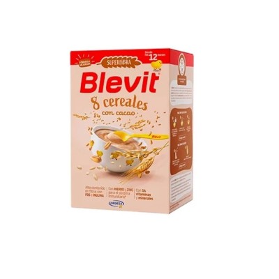 BLEVIT SF 8 CEREALES CACAO 500G