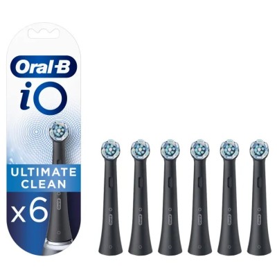 ORALB RECAMBIO IO NEGRO 6U ULTIMATE CLEAN