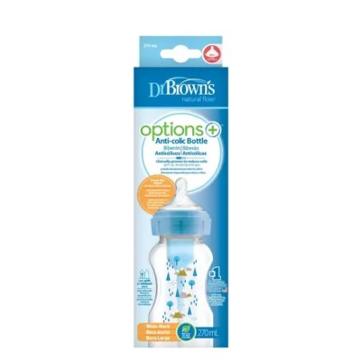 DR BROWNS BIBERON BOCA ANCHA 270ML TETINA SILIC