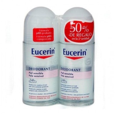 EUCERIN PACK DESOD SENSIBLE ROL ON -50% 2ª