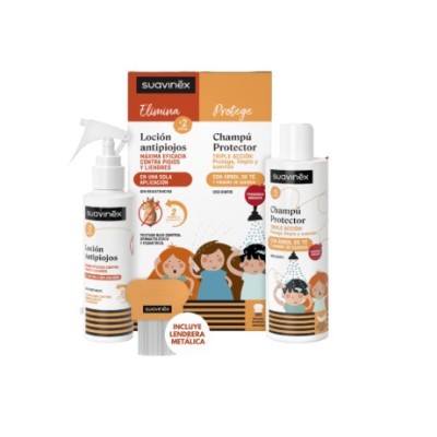 SUAVINEX SET ANTIPIOJOS LOCION 125ML+CHAMPU 250M