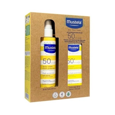 MUSTELA PACK SOLAR SPRAY 200ML+LECHE 40ML
