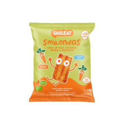 SMILONDAS SNACK MAIZ GARBANZO LENTEJA ZANAHORIA