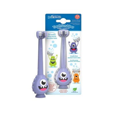 DR BROWNS CEPILLO DIENTES MONSTRUO VIOLETA