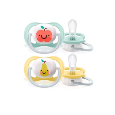 AVENT CHUPETE SILICONA 0-6M 2U ULTR AIR HAPPY