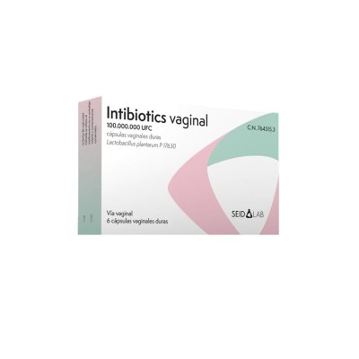 INTIBIOTICS VAGINAL 100.000.000 UFC 6 CAPSULAS V