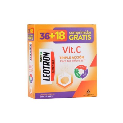 LEOTRON VITAMINA C 36 COMPRIMIDOS EFERVESCENTES