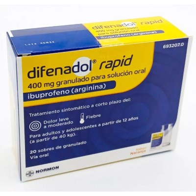 DIFENADOL RAPID EFG 400 MG 20 SOBRES GRANULADO P