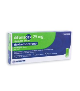 DIFENADEX 25 MG 10 CAPSULAS (BLISTER (AL/PVC/ACL