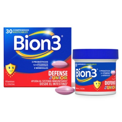 BION3 DEFENSE JUNIOR 30 COMPRIMIDOS MASTICABLES