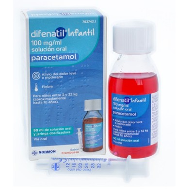 DIFENATIL INFANTIL 100 MG/ML SOLUCION ORAL 1 FRA
