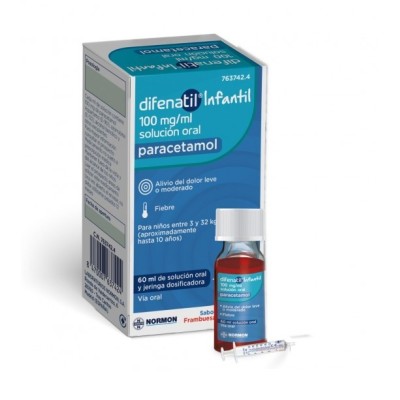 DIFENATIL INFANTIL 100 MG/ML SOLUCION ORAL 1 FRA
