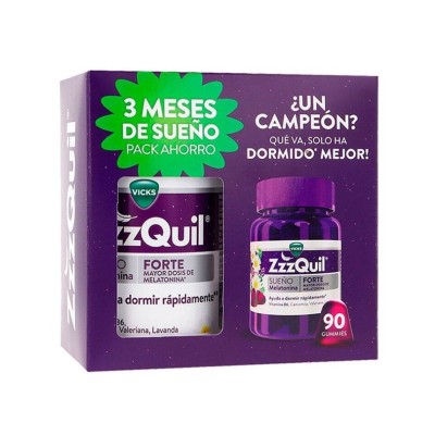 ZZZQUIL FORTE FRUTOS BOSQUE 90GUMMIES