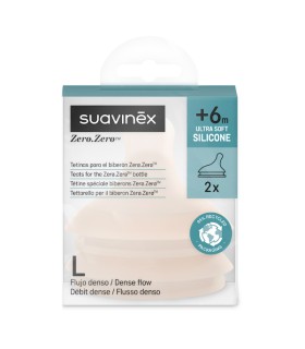 TETINA SILICONA FLUJO DENSO L SUAVINEX ZERO ZERO