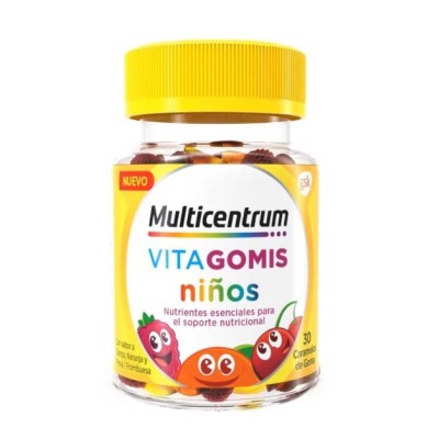 MULTICENTRUM NIÑOS 30 VITAGOMIS