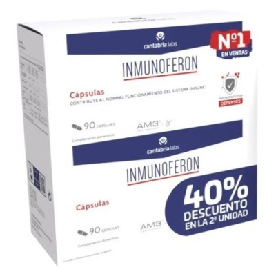 INMUNOFERON 90 CAPSULAS PACK -40% 2º U