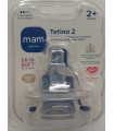 MAM TETINA SILICONA TEAT 2 FLUJO MEDIO 2+M