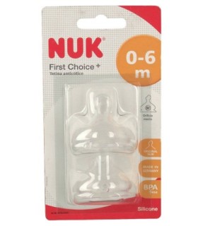 NUK TETINA SILICONA FIRST CHOICE T1 M 2 U.