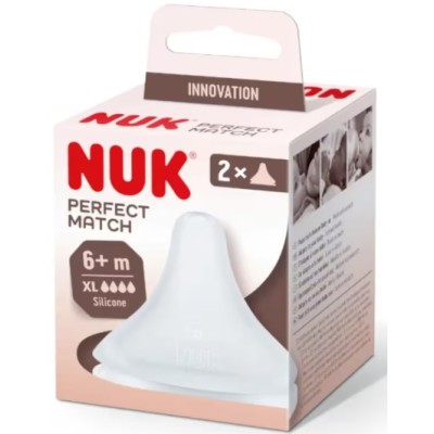 NUK TETINA SILICONA PERFECT FLUJO XL 2U