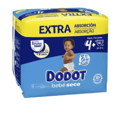 DODOT BEBE SECO T4+ 10-15KG 62U