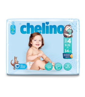 CHELINO PAÑAL T4 9-5 KG 34 U