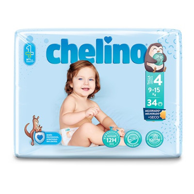 CHELINO PAÑAL T4 9-5 KG 34 U