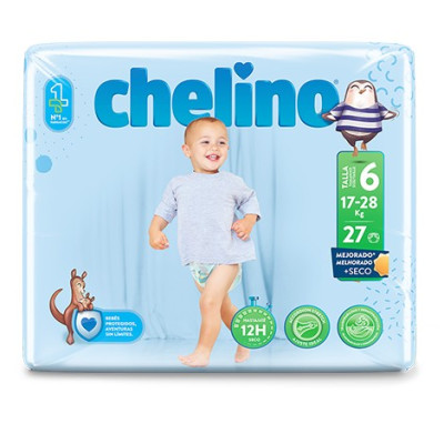 CHELINO PAÑAL T6 17-28 KG 27 U