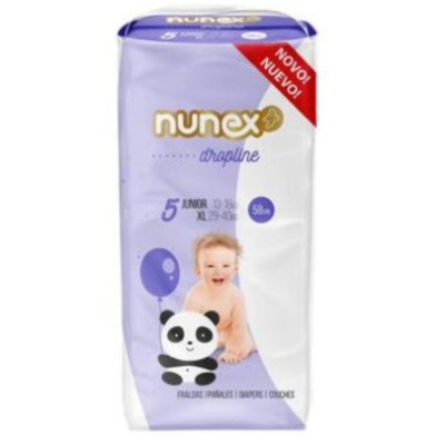 NUNEX T5 13-18 KG 58 PAÑALES