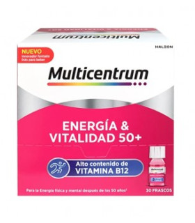 MULTICENTRUM ENERGIA&VITALIDAD 50+ 30 FRASCOS