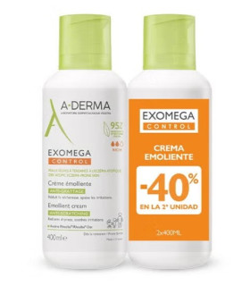 ADERMA EXOMEGA CREMA EMOLIENTE 400ML -40%2ªU