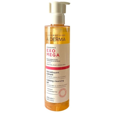 ADERMA EXOMEGA FACIAL GEL LIMPIADOR 200ML