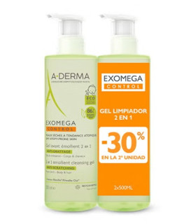 ADERMA EXOMEGA GEL 2EN1 500ML -30%2ªU