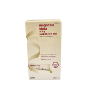 MAGNESIA CINFA 2,4 g 14 SOBRES SUSPENSION ORAL 1