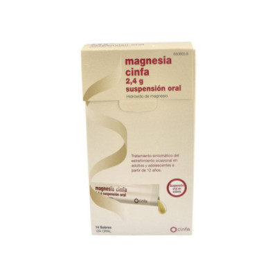 MAGNESIA CINFA 2,4 g 14 SOBRES SUSPENSION ORAL 1
