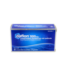 DAFLON 500 mg 60 COMPRIMIDOS RECUBIERTOS
