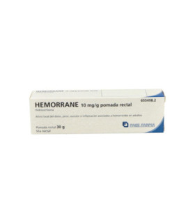 HEMORRANE 10 mg/g POMADA RECTAL 1 TUBO 30 g