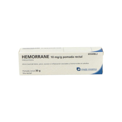 HEMORRANE 10 mg/g POMADA RECTAL 1 TUBO 30 g