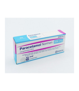 PARACETAMOL NORMON EFG 500 mg 20 COMPRIMIDOS