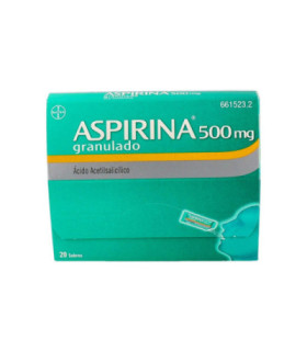 ASPIRINA 500 mg 20 SOBRES GRANULADO ORAL