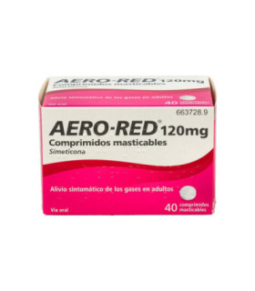 AERO RED 120 mg 40 COMPRIMIDOS MASTICABLES