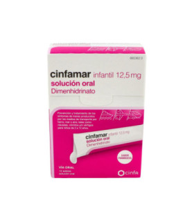 CINFAMAR INFANTIL 12,5 mg 12 SOBRES SOLUCION ORA