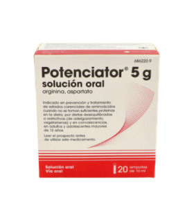 POTENCIATOR 5 g 20 AMPOLLAS BEBIBLES SOLUCION OR