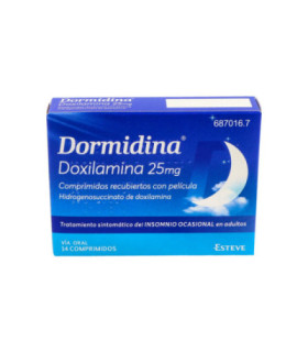 DORMIDINA 25 mg 14 COMPRIMIDOS RECUBIERTOS