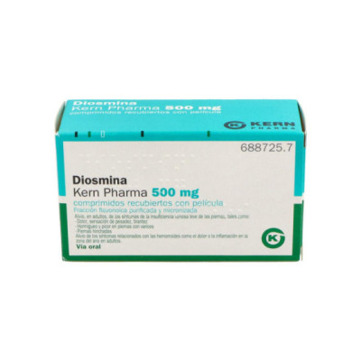 DIOSMINA KERN PHARMA 500 mg 60 COMPRIMIDOS RECUB