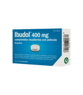 IBUDOL 400 mg 20 COMPRIMIDOS RECUBIERTOS