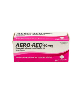 AERO RED 40 mg 100 COMPRIMIDOS MASTICABLES