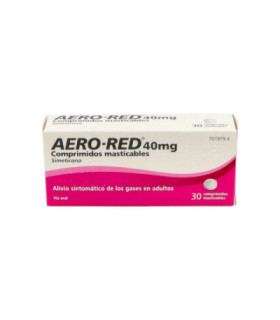 AERO RED 40 mg 30 COMPRIMIDOS MASTICABLES