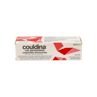 COULDINA CON PARACETAMOL 650 mg/4 mg/10 mg 20 CO